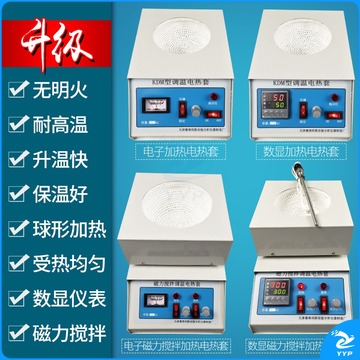惠利得 数显恒温电热套可调温电加热套磁力搅拌器500ml实验室 数显控温+磁力搅拌250mL