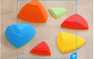 逸风雅致 过河石  感统平衡训练触觉过河石脚踩宝宝儿童前庭独木桥玩具家用器材