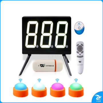 山水间 12组电子抢答器套装 /无线抢答按键 知识竞赛教学仪器