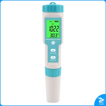 水质检测仪器ph测试笔温度盐度酸碱度电导率