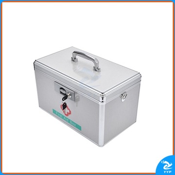 黑狗 BLACK DOG 尚也 10寸药品收纳箱升级款 便携式家用铝合金医 肩背手提式药品收纳盒 【空箱】 安全用仪器