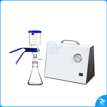 天爱 钢骑士 无油隔膜压力泵 小型抽气真空泵正负压隔膜泵真空滤膜 XZ-1配1000ML抽滤瓶