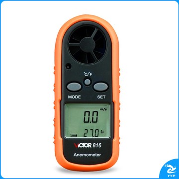 实验教学仪器器材胜利仪器（VICTOR）袖珍数字风速仪风温计VICTOR 816 其他专用仪表