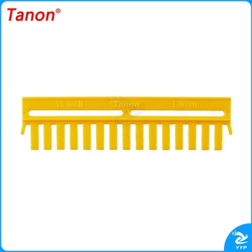 山头林村 Tanon天能VE-180微型电泳槽配件180-1804垂直槽1.0mm样品梳子15孔 教学仪器