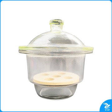 惠利得 透明干燥器 真空干燥器 150/180/210/240/300/350/400实验室用品 白色干燥器150mm