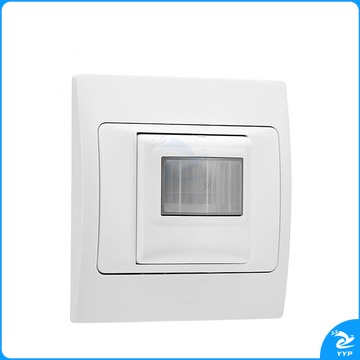 迈恻亦 开关面板莹悦墙壁86型红外智能人体感应开关延时可调