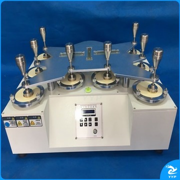力辰 定做耐磨仪膜材料耐磨损磨耗起球测试 按键式八工位普通款