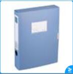 齐心A4磁扣档案盒