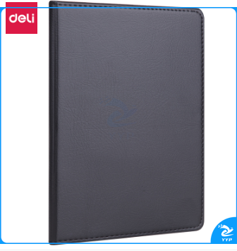 得力7901皮面笔记本(黑)-80页-25K.