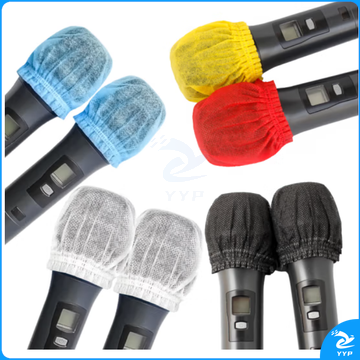 一次性话筒套 无纺布咪罩麦罩麦克风套 无线麦套防风防喷麦罩50对