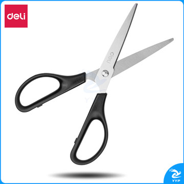 得力(deli) 剪刀170mm办公剪刀家用剪刀生活剪刀1把办公用品黑色0603