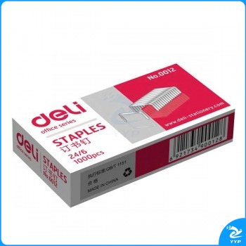 得力 0012 订书钉12#（1000枚/盒）