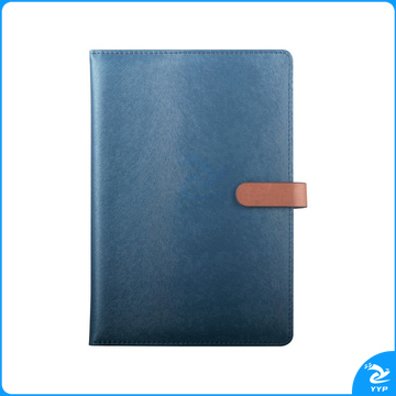 1100004569EA 史泰博 仿皮 磁性搭扣笔记本 25K,80页 蓝色 1本