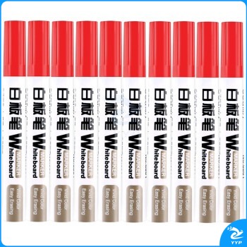 得力 白板笔6801（红色）10支/盒 单位：盒