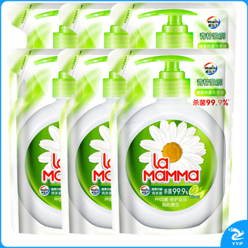 威露士  525ml 袋装 健康抑菌 青柠盈润洗手液青柠盈润 12袋