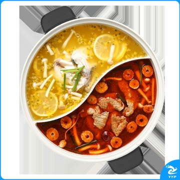 摩飞电器（Morphyrichards） 升降电火锅专用多功能锅家用电煮锅一体锅MR9090 升降锅鸳鸯盘MR1071