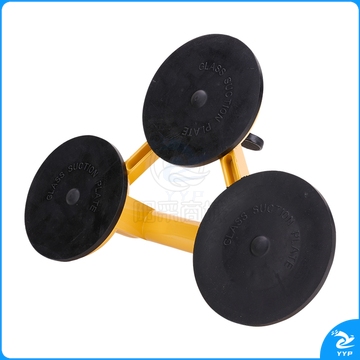 得力(deli) 三爪玻璃吸盘铝合金强力瓷砖吸盘吊顶地板吸提器 DL-XP03