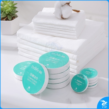 易旅Etravel  一次性压缩便捷浴巾5条装 （70*100）