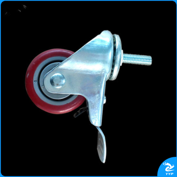 铝型材带丝杆脚轮 万向 带刹车 3寸