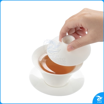 鸣盏   羊脂玉瓷茶具套装 MZ8010