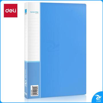 得力(deli)A4金属单强力夹+插页袋硬文件夹 大容量试卷资料夹诗朗诵签约夹板 5301蓝色单强力夹-1只-蓝色