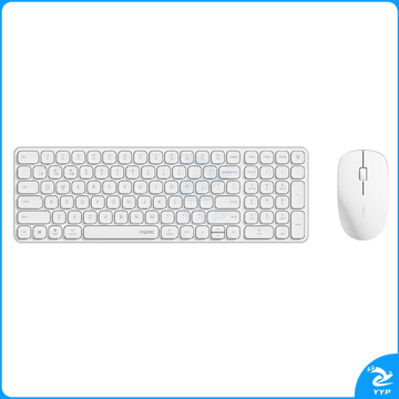 雷柏  9300S 99键无线/蓝牙多模键鼠套装  （黑、白可选） 货号：JC