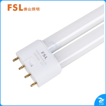 佛山照明 H灯管40W 53cm T5四针插管三基色荧光节能灯管筷子管白光