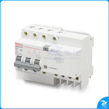 人民电器 DZ47LE-3P10A 4L 漏电保护器