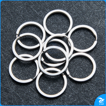 30mm不锈钢钥匙圈环 钥匙平环 汽车钥匙扣 100个/袋  货号：XWL