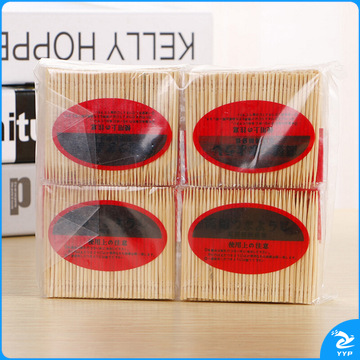 奥美优 一次性水果签 酒店餐厅饭店一次性竹制长牙签 20袋 AMY5065