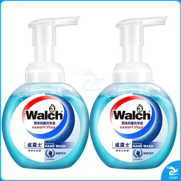 威露士洗手液 泡沫抑菌 225ml+225ml 两瓶装 健康呵护