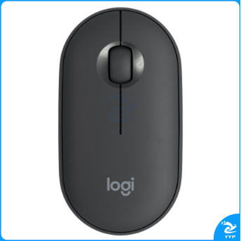 罗技（Logitech）Pebble鹅卵石 鼠标 无线蓝牙鼠标 石墨黑