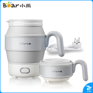 小熊（Bear）折叠便携式电水壶食品级硅胶烧水壶热水壶