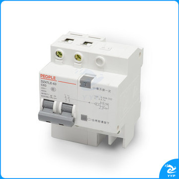 人民电器  DZ47LE-2P20A 拼装  漏电保护器