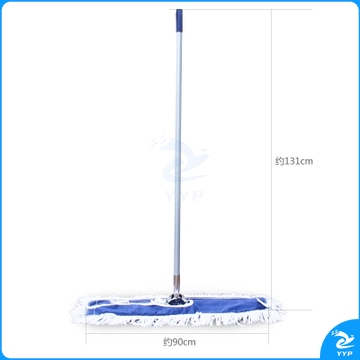 白云 90CM 尘推大堂拖把尘推铝合金杆棉质拖布平板平推拖把墩布