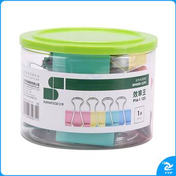 三木SUNWOOD效率王系列P16-1彩色燕尾夹12只51MM1#（单位：盒）