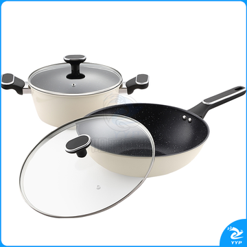 三食黄小厨 和美系列不粘锅两件套 HXC-T-TZ018A