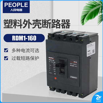 人民电器  RDM10-160/3300  125A塑壳断路器