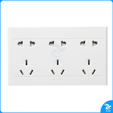 公牛 G09Z623明装插座墙壁面板十五孔插座 多孔电源插座