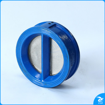 大站力字（LI）DN150  对夹式止回阀DH77X-蝶式止回阀逆止阀单向阀   货号：YC