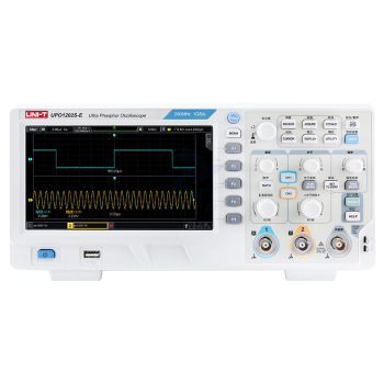 优利德UPO1202X-E双通道数字示波器200M带宽1G采样率数字荧光示波器
