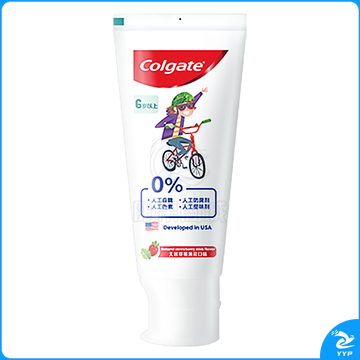 高露洁 3-5岁儿童牙膏70g（天然草莓口味）  幼儿防蛀健齿 清新口气